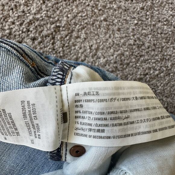 Abercrombie 90s Slim Straight Ultra High Rise Jeans - Picture 4 of 7